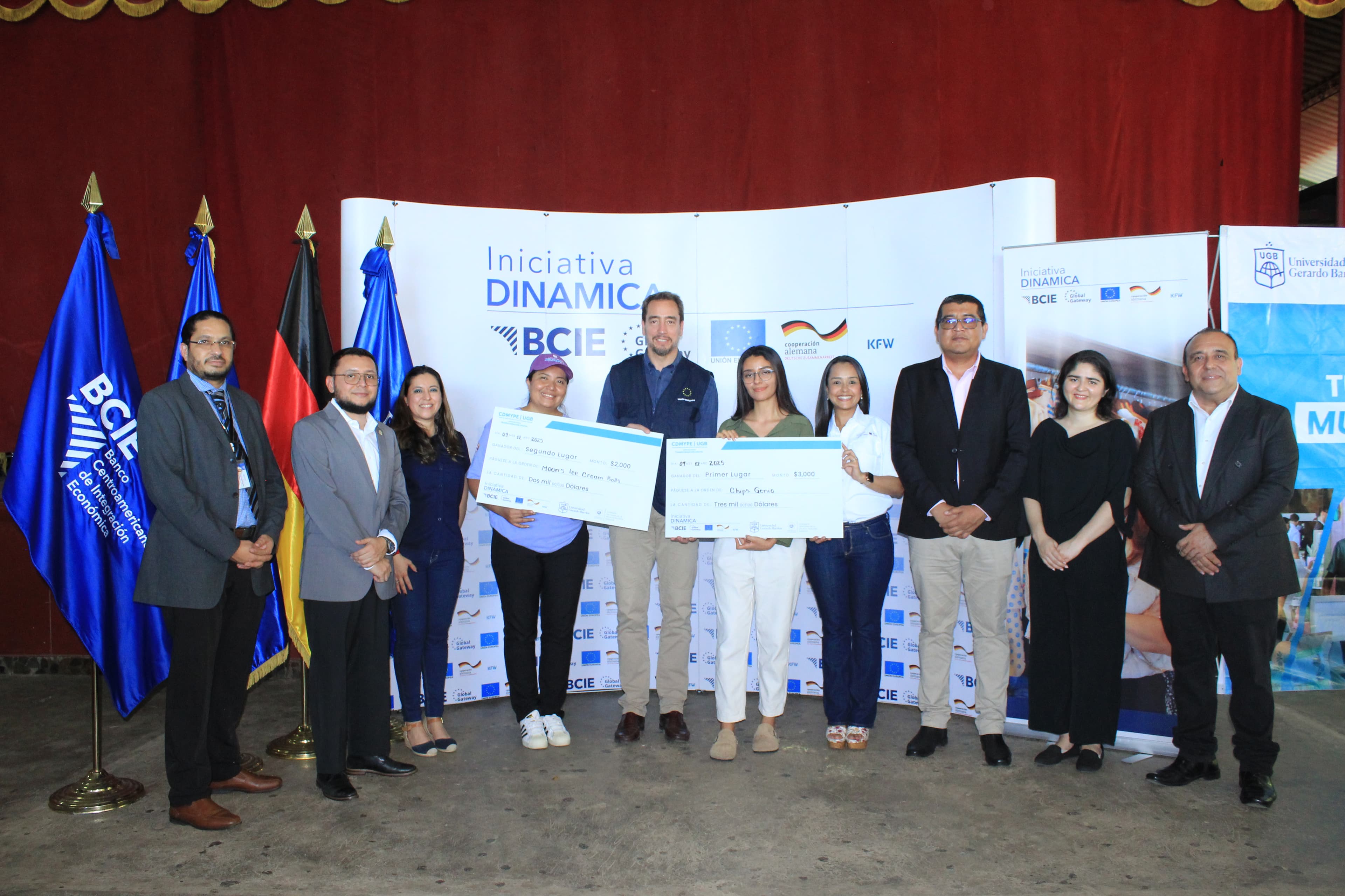 Emprendimientos y Mypes salvadoreñas, destacadas en transformación digital, son premiadas por el BCIE, el KfW y la Unión Europea