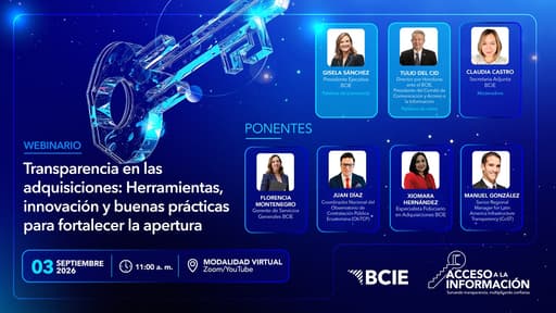  Transparencia en las adquisiciones: Herramientas, innovación y buenas prácticas 