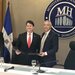 El Vicepresidente Ejecutivo, Abogado Alejandro Rodríguez Zamora y el Ministro de Hacienda de la República Dominicana, Donald Guerrero Ortiz, firmaron el convenio de crédito.