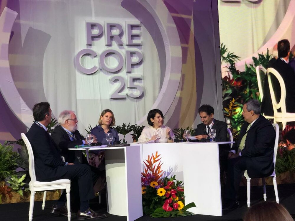 El Presidente Ejecutivo del BCIE, Dr. Dante Mossi participa en panel de discusión en el marco de la PreCOP25